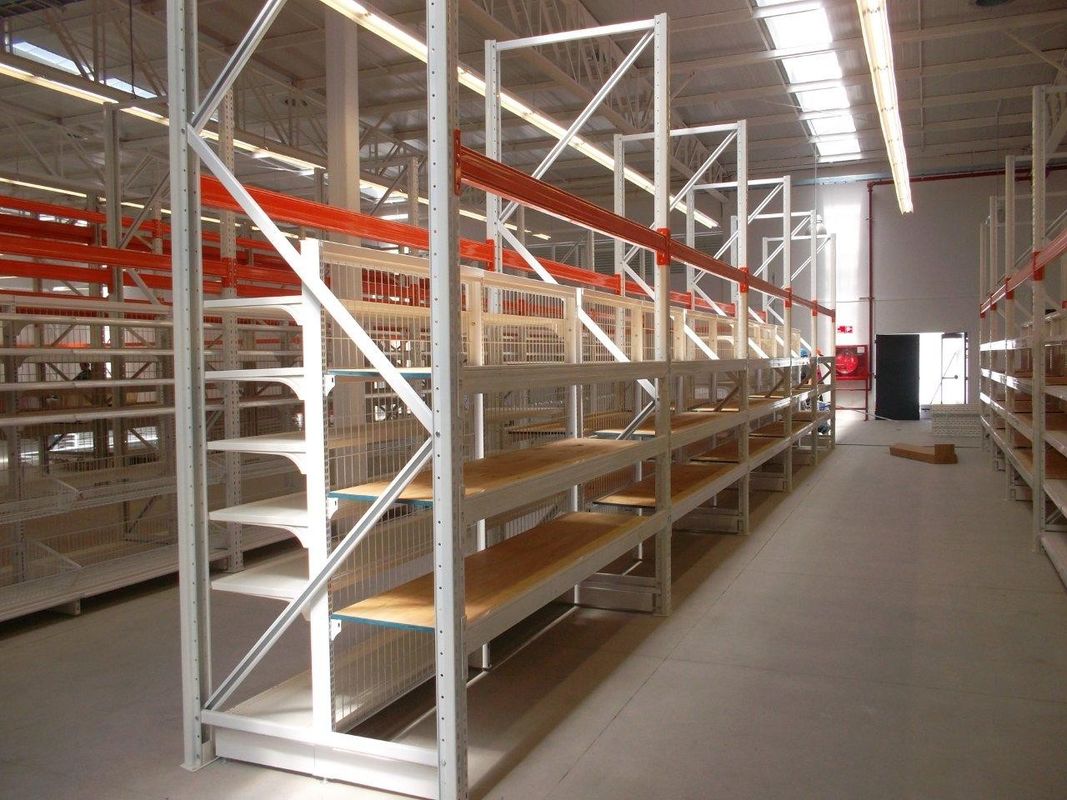 Metallic Supermarket Pallet Rack Shelving , Heavy Duty Warehouse Racks