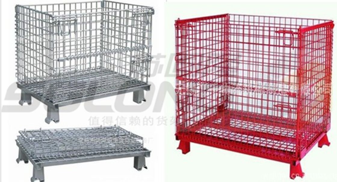 Wire Container Cage Collapse