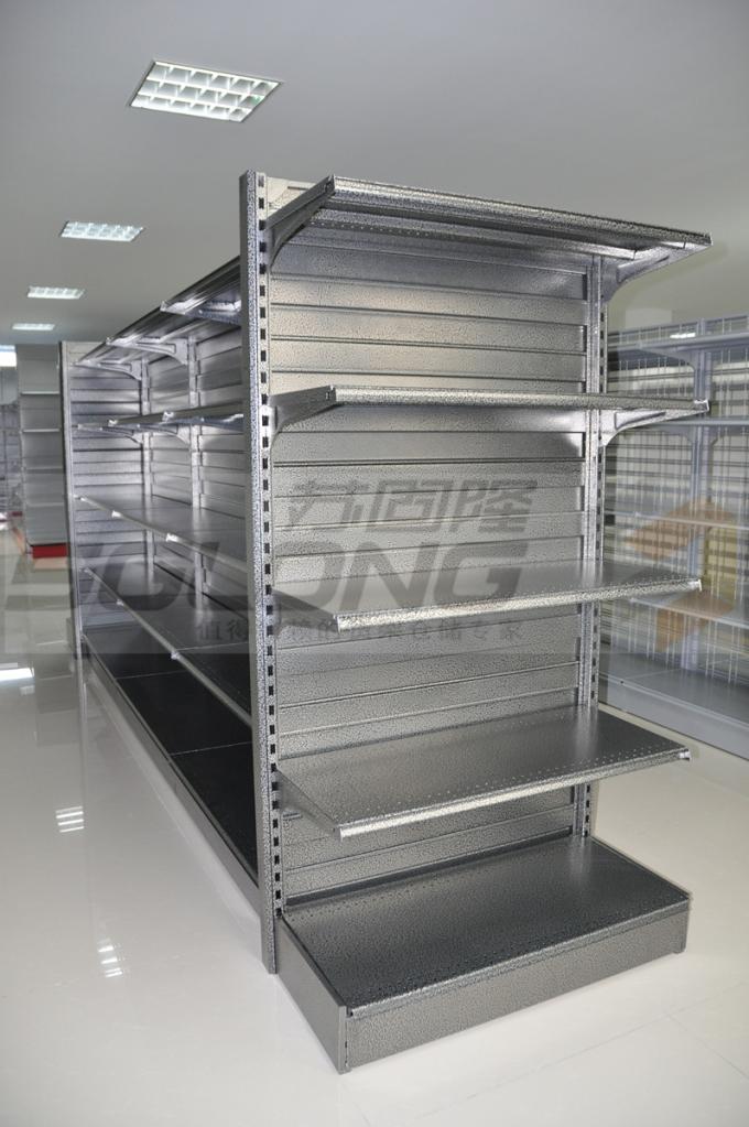 High Performance Supermarket Shelving Systems Store Display Equipment