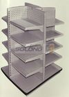 4 Side Medicine Pharmacy / Supermarket Display Standard Metal Shelf