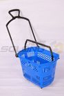 45L Durable Supermarket Shopping Baskets HDPP Marerial 600 X 390 X 400 mm