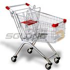 Customizable Metal Shopping Cart Baskets Unfolding ISO9001 Certification