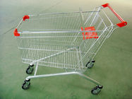 Large Scale Shopping Malls / Supermarket Shopping Carts Trolleys With Baby Seat