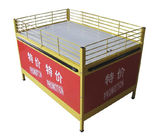 Supermarket Promotional Tables , Portable Display Counter For Advertising