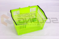 Supermarket Plastic Shopping Trolley Baskets Excellent Appearance Eco-Friendly