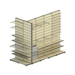 Custom Supermarket Display Racks up to 4.9m with Double Upright Welding