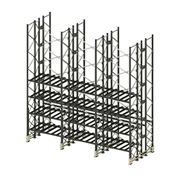 Heavy-Duty Supermarket Racking 500kg Capacity Modular Shelves