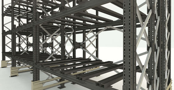Heavy-Duty Supermarket Racking 500kg Capacity Modular Shelves