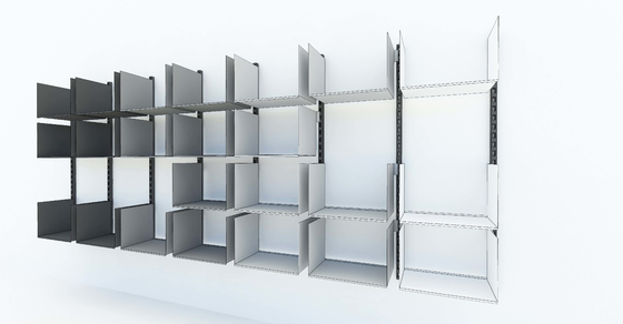 Heavy-Duty Supermarket Shelving System 500kg Capacity