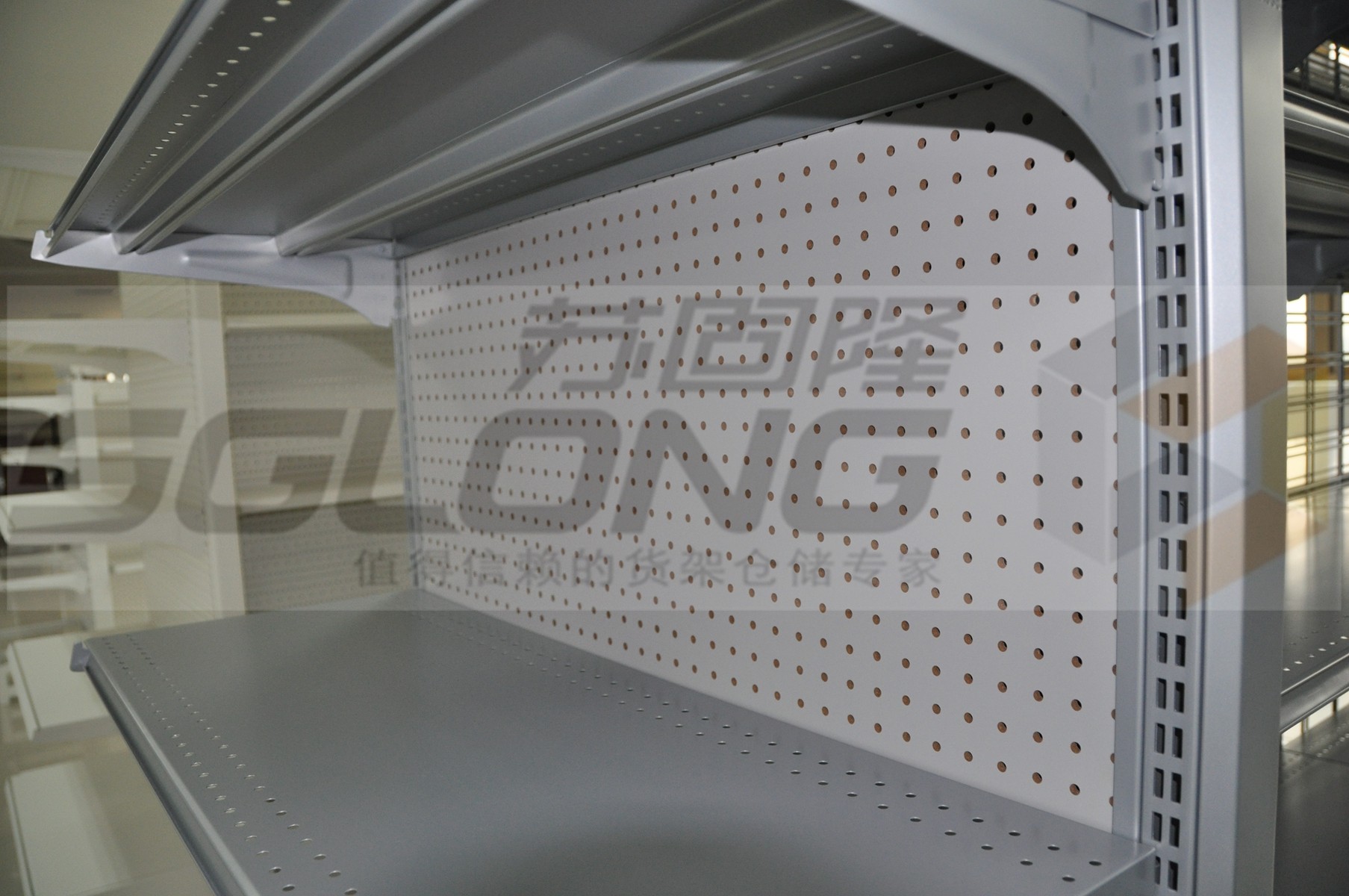 Single Sided / Double Sided Grocery Store Display Fixtures Super Market