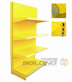 Plain Back Gondola Wall Units For Pharmacy / Convenience Store Shelving