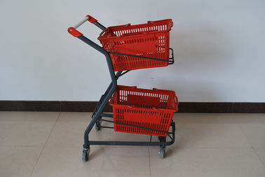 Convenience Supermarket Grocery Shopping Cart Baskets Customized Logo