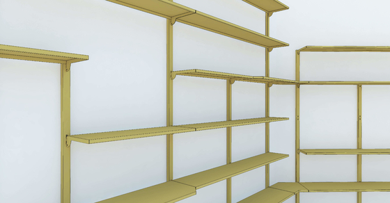 Heavy-Duty Supermarket Shelving System 1500mm Modular Display Rack